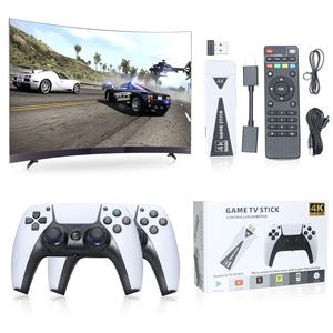 U10 4K TV Fire Game Stick Mini Consola Box Console de <span class=keywords><strong>jeux</strong></span> vidéo rétro TV 2.4G Manette sans fil Lecteur de <span class=keywords><strong>jeux</strong></span> - Product Image 2