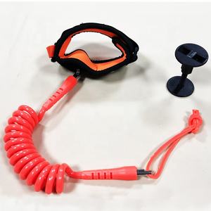 Laisse enroulée de haute qualité bon marché pour planche de surf Laisse de planche de surf personnalisée - Product Image 4