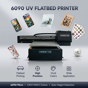 Impresora UV Plana 6090 para Madera I3200 A1, con Relieve 3D, Barniz, LED UV, CMYK, Blanco, para Muebles, Arte y Decoración - Product Image 1