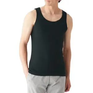 Bestseller 100 % Baumwolle O-Ausschnitt 2024 Sommer atmungsaktiv Neue Mode solide Farbe Herren Tanktops männlich solide Tanktop von BD