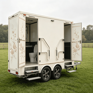 Toilettes chimiques portables, WC mobile, cabine de toilettes, salle de bain extérieure, toilettes mobiles commerciales, remorque de toilettes VIP - Product Image 2