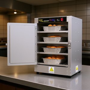 Calentador de pizzas Vevor 16x16x24, gabinete comercial de mostrador para equipo de catering con control digital - Product Image 2