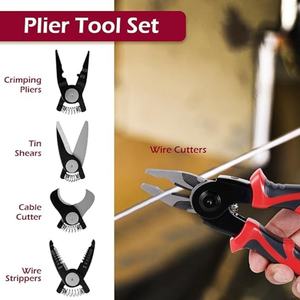 2025 QingOu gran oferta 5 1 Juego <span class=keywords><strong>de</strong></span> Herramientas <span class=keywords><strong>de</strong></span> alicates <span class=keywords><strong>de</strong></span> electricista cortador Pelacables <span class=keywords><strong>de</strong></span> Conductor <span class=keywords><strong>de</strong></span> <span class=keywords><strong>cobre</strong></span> multifuncional vida útil <span class=keywords><strong>de</strong></span> 10 años - Product Image 5