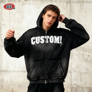 Best Quality Hoodies Plain Sun Faded Streetwear Vintage Hoodie Designer Custom 3d Embossed Logo Fashion Hoodies & Sweatshirts