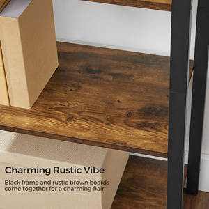 Nhà Sản Xuất Nội Thất Thang Kệ Sách Ý Tưởng Kệ Sách Bằng Gỗ Phong Cách Châu Âu Tủ Sách - Product Image 5