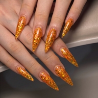 IPHF Halloween Galaxy Glitter Acrylic Powder Set Star Sequins Crystal Powder for Holiday Nail Art Wholesale