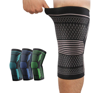 Rodillera de compresión OEM para baloncesto y running, protector de <span class=keywords><strong>rodilla</strong></span> elástico 3D antideslizante, venta al por mayor de fábrica ODM - Product Image 6