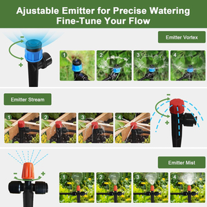 Kit d'irrigation <span class=keywords><strong>goutte</strong></span> <span class=keywords><strong>à</strong></span> <span class=keywords><strong>goutte</strong></span> GREAT IRRIGATION pour jardin, système d'arrosage rapide pour bacs surélevés 150FT, kit de tuyaux <span class=keywords><strong>goutte</strong></span> <span class=keywords><strong>à</strong></span> <span class=keywords><strong>goutte</strong></span> pour serre - Product Image 3