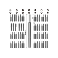 Jeu de tournevis de précision 63 en 1, kit d'outils de précision magnétique, jeu de tournevis en acier Cr-V pour la réparation d'électronique, de téléphones, d'ordinateurs portables