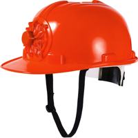 Casque de sécurité industriel en HDPE à demi-bord personnalisé, conforme aux normes ANSI CE, avec ventilateur solaire