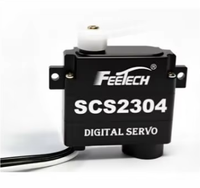 Servo Digital sin Núcleo Feetech SCS2304 6V 3kg con Engranajes de Aluminio y Acero para Mini Robot, Kit STEM, Muñeca Animatrónica, Proyectos ESP32