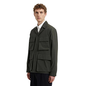 Camiseta de Manga Larga de Tela Gingtto Streetwear, Logotipo Personalizado, la Sobrecamisa <span class=keywords><strong>Dante</strong></span> para Hombre - Product Image 5