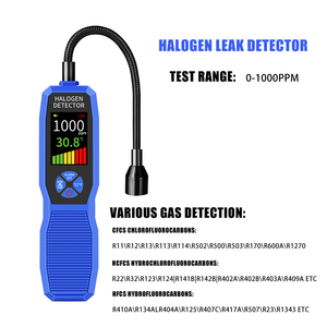 เครื่องตรวจจับการรั่วไหลของสารทำความเย็น HVAC, เครื่องตรวจจับการรั่วไหลของฟรีออน 0-1000ppm เครื่องตรวจจับก๊าซฮาโลเจน เครื่องตรวจจับการรั่วไหลของฟรีออนในรถยนต์ เครื่องตรวจจับการรั่วไหลของระบบปรับอากาศในรถยนต์ - Product Image 2