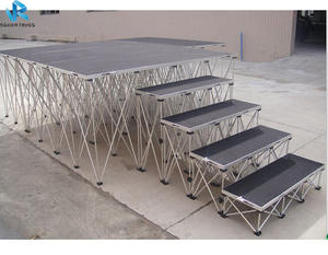 Flexible pour utiliser l'étape d'événement, plate-forme d'étape potable, étape <span class=keywords><strong>de</strong></span> mariage, <span class=keywords><strong>conférence</strong></span> - Product Image 5