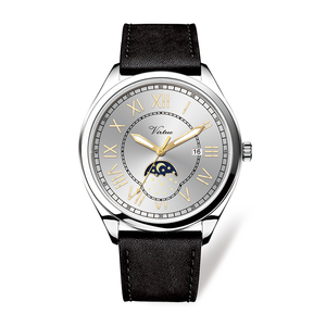 Montre-bracelet à quartz pour homme Virtue 2025 – Nouveau design élégant avec bracelet en PU, idéale pour le quotidien et les affaires – Vente en gros - Product Image 1