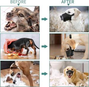 Nuovo Arrivo: Museruola Regolabile e Traspirante in Rete per Cani - Anti-Morso, Anti-Raccolta, Museruola in Nylon per Cani - Product Image 5