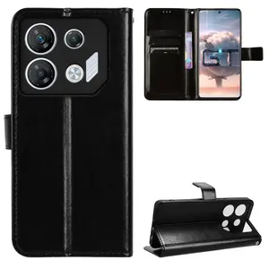 For Infinix GT 10 Pro Case Wallet, PU Leather Credit Card Holder Stand Magnetic Flip Folio Phone Cover For Infinix GT 10 Pro 5G