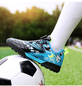 Soccer Shoes <strong>TF</strong> Short &amp; Long Studs Kids Youth Training Lightweight Breathable All Season Football Cleats - Product Image 1