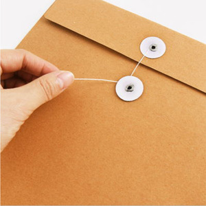 Kraft Paper File Bags A4 180g Opaque Digital Printing Office Document Storage Bag - Product Image 5