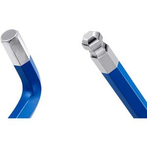 Clés hexagonales industrielles métriques multifonctionnelles pliantes <span class=keywords><strong>Torx</strong></span> 6 angles en acier au chrome-vanadium, 9 pièces - Product Image 2