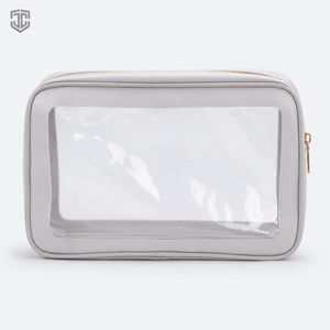 Trousse de Toilette Transparente en PVC Grande Capacité avec Logo Personnalisé, Approuvée <span class=keywords><strong>TSA</strong></span>, Étanche et Écologique pour Voyage, Pochette de Lavage, Vente en Gros OEM - Product Image 1