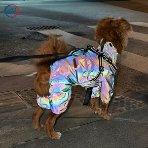 OKKPETS 2026 Arnés de Diseño Personalizado para Perros, Abrigo Holográfico para Perros, Chaqueta Cortavientos Reflectante para Perros con Arnés Ajustable - Product Image 4