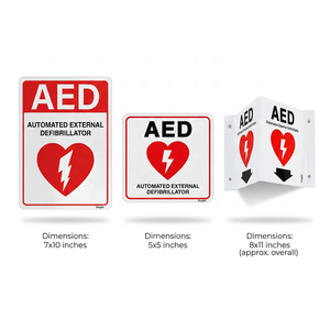 Segnali Riflettenti Personalizzati di Avvertimento AED - Product Image 2