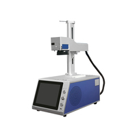 Nueva Máquina de Marcado Láser de Fibra Compacta con Pantalla Táctil, Lente F-Theta, Soporte para DXF/DWG, Configuración de Sobremesa
