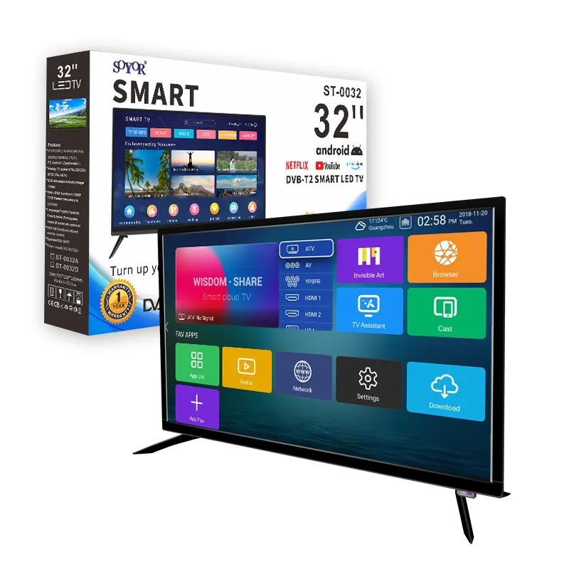 StarX-smart TV 4K, 40, 42, 43, 24 y 32 pulgadas, lcd, android, televisores inteligentes, 32 pulgadas, led, Venta al por mayor