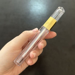 Tube d'eye-liner octogonal doré de luxe ISMAN 3 ml, flacon de mascara transparent AS, flacon de sérum pour la croissance des cils, vente en gros, étiquette privée - Product Image 6