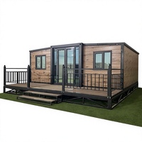 Prix de gros, disposition personnalisée, maison préfabriquée extensible en acier respirant de 40 pieds pour une utilisation en parc résidentiel