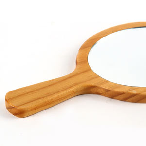 กระจกแต่งหน้าไม้ไผ่เป็นมิตรกับสิ่งแวดล้อมกระจกสี่เหลี่ยมผืนผ้าทนทานประหยัดพื้นที่ของตกแต่งบ้านสมัยใหม่โลโก้ตามสั่ง - Product Image 3