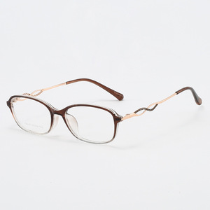 Women Oval Full Rim <b>Eyeglasses</b> <b>Frames</b> Lightweight Solid Design Lace Detail TR Material - Product Image 4