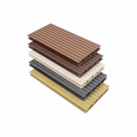 Planches de terrasse creuses en WPC, étanches, antidérapantes, imitation bois, parquet écologique, à emboîtement pour entrepôt