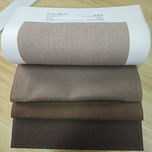 Linen màu tối 10% linen vải nâu cho phòng khách rèm cửa trong nhà đệm - Product Image 1