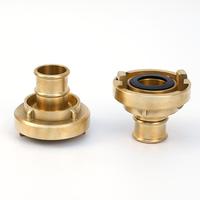 Raccord de tuyau d'incendie Storz en laiton DN40, raccords de hydrant pour navires marins, adaptateur de connexion rapide, secours d'urgence, jaune, 1,6 Mpa