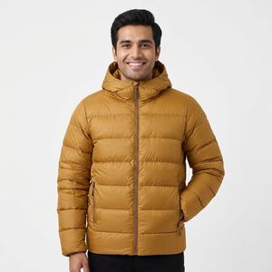 OEM vente en gros veste matelassée en duvet matelassé de haute qualité pour hommes manteau en duvet plumes de canard respirant - Product Image 1