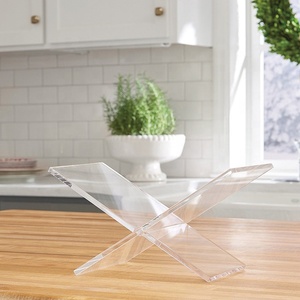 OEM Pmma Acrylic X-hình Dạng Cuốn Sách Chủ Rõ Ràng Acrylic Cuốn Sách Hiển Thị Đứng Acrylic Cuốn Sách Giá Vẽ - Product Image 2