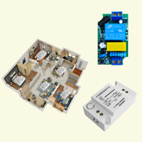 Module d'interrupteur intelligent sans fil de qualité supérieure 433 MHz, récepteur RF AC 220 V, relais 10 A pour la maison intelligente, le bricolage et les appareils électroménagers
