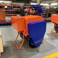 Mini-compacteur vibrant manuel 300kg-800kg avec pompe hydraulique et moteur, vibration 70Hz