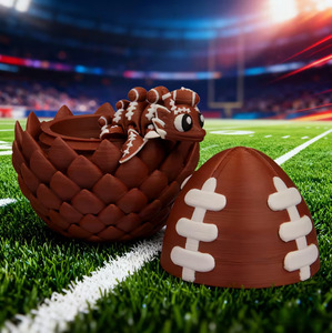 Vashine Ornamenti da Casa a Forma di Drago da Calcio Stampati in 3D, Uovo di Drago da Rugby, Giocattoli Divertenti da Collezione per Bambini, Giocattoli Flessibili in Cristallo Stampati in 3D - Product Image 5