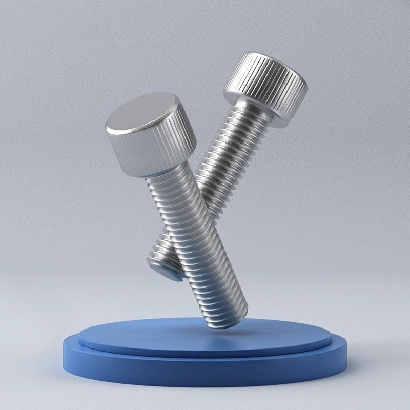 China Fasteners Round Head Knurled Hand