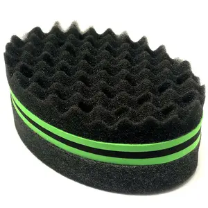 Spazzola in spugna a torsione ovale di alta qualità Dreads Locking Twist Afro Curl Coil Wave Hair Sponge Care Tool