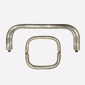 Aluminum Tube <b>Bag</b> Frame 5-9 Inch Lightweight Hinge Hardware For Women's Tote <b>Zip</b> <b>Lock</b> <b>Bags</b> - Product Image 2