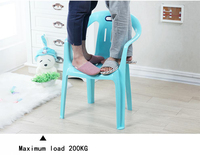 Chaises en plastique blanches empilables pour restaurant et café, vente en gros d'usine, prix bas