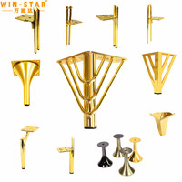 WINSTAR 150mm Custom Gold Farbe Metall Eisen Schrank Füße Golden Sofa Bein für Möbel