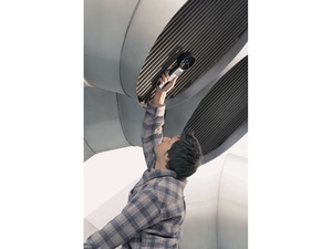 Kit d'anémomètre numérique à ailettes Testo 417 Kit2 avec entonnoirs de mesure et redresseur de débit 59.1-3937 FPM (0.3-20 M/s) Précision 0.1 CFM - Product Image 2