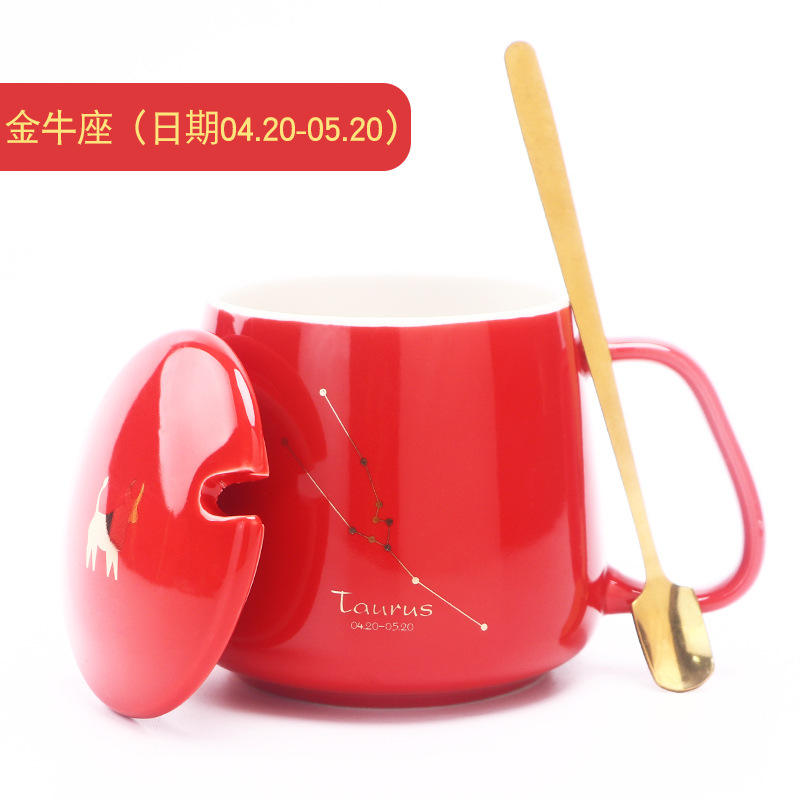 Taurus with a lidded spoon