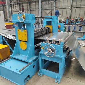 Eenvoudige Stalen Spoel Snijmachine Lijn Metalen Plaat Snijden Slitter Apparatuur