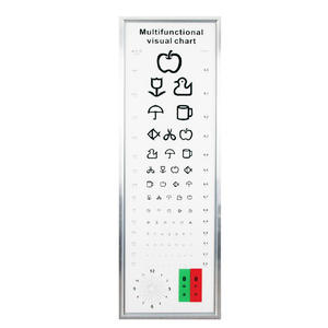 Tabla de Visión para Niños con Luz LED, 5m, Uso Doméstico, Prueba de Jardín de Infancia, Patrón de Dibujos Animados Estándar, Material PMMA Rectangular - Product Image 2